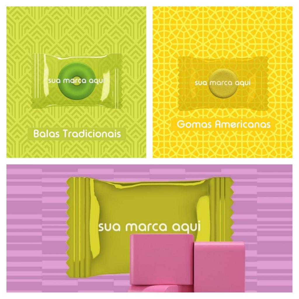 Comprar balas coloridas personalizadas