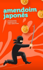 amendoim japonês personalizado para empresa