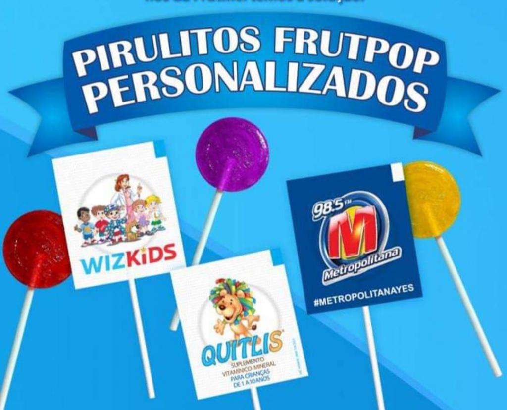 Pirulito Moeda Personalizado Para Empresa